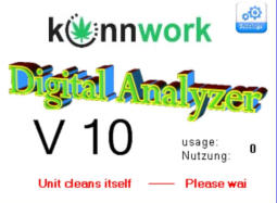 CBD THC Gehalt messen Konnwork Analyzer V10